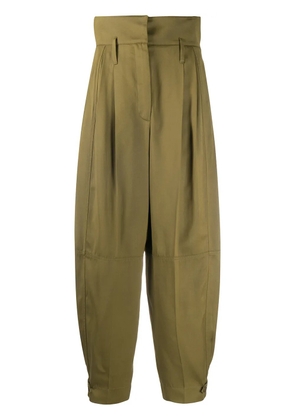Givenchy high-waisted military trousers - Green