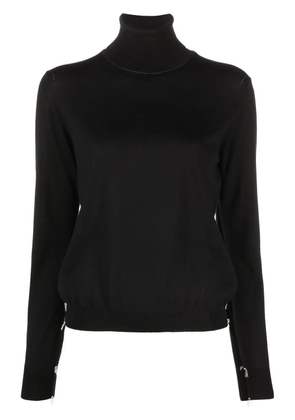 Maison Margiela Work-In-Progress high-neck jumper - Black