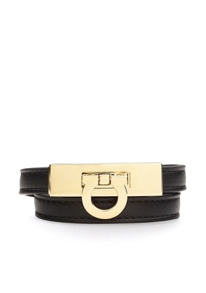Ferragamo Gancini double twist bracelet - Black
