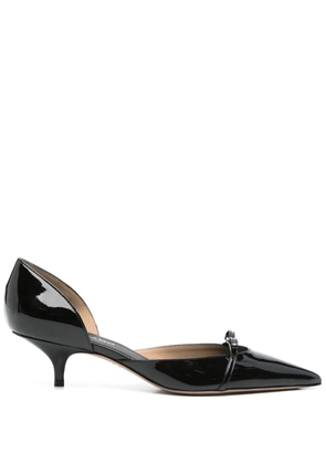 Ferragamo 50mm bow-detail pumps - Black