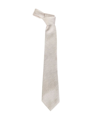 Altea textured-finish tie - Neutrals