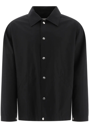 Jil Sander logo-print jacket - Black