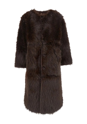 Urbancode faux-fur coat - Brown