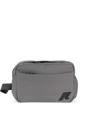 K-Way travis zip clutch bag - Grey