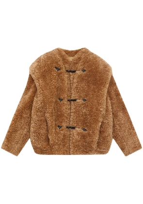 MARANT ÉTOILE Avalia brushed-finish jacket - Brown