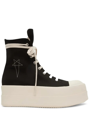 Rick Owens DRKSHDW Double Bumper platform lace-up trainers - Black