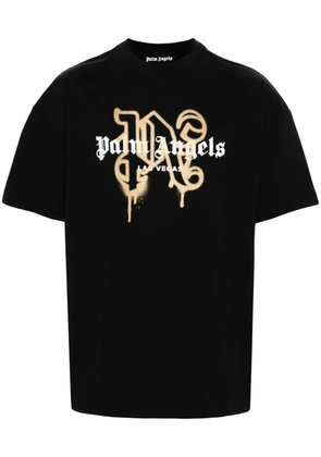 Palm Angels Las Vegas monogram-print T-shirt - Black