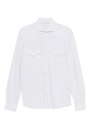 Brunello Cucinelli double-pocket cotton shirt - Grey