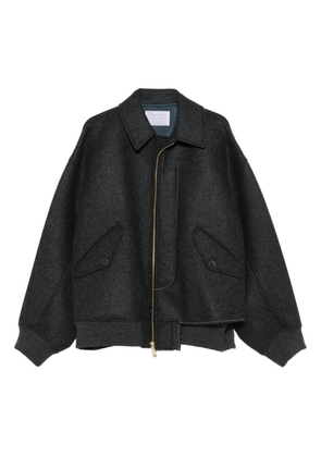 Kolor zip-up flap-pocket jacket - Grey