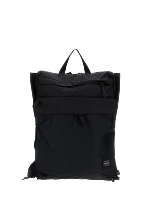 Porter-Yoshida & Co. logo-patch backpack - Black