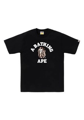 A BATHING APE® Camo College T-shirt - Black