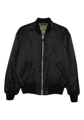 TOM FORD silk bomber jacket - Black