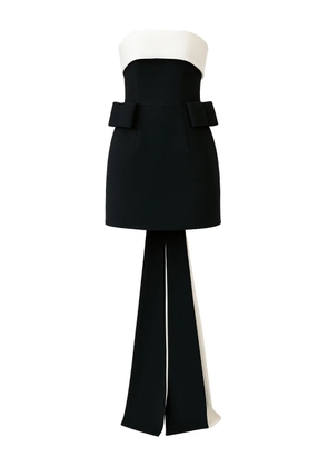 The New Arrivals Ilkyaz Ozel Lalani bow-detail mini dress - Black