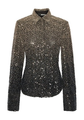 ROTATE BIRGER CHRISTENSEN beaded shirt - Grey