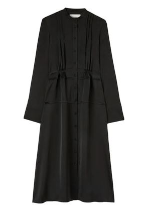 Jil Sander collarless midi dress - Black
