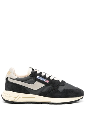 Autry Reelwind panelled suede sneakers - Black