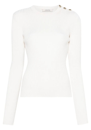 Dorothee Schumacher buttoned-shoulder sweater - White