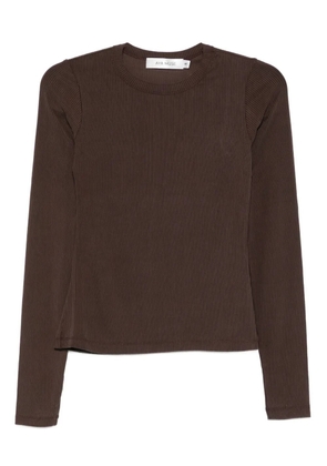Aya Muse crew-neck sweater - Brown