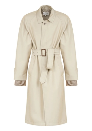 Maison Margiela layered belted trench coat - Neutrals