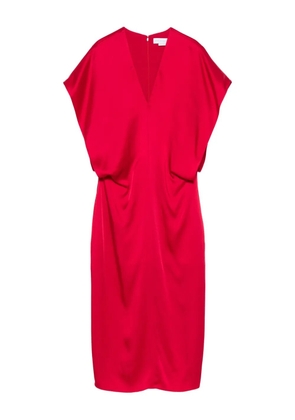 Stella McCartney satin midi dress - Red