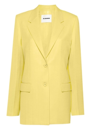 Jil Sander single-breasted blazer - Green