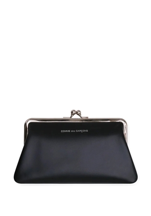 Comme Des Garçons Wallet kiss-clasp purse - Black