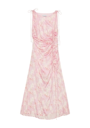 GANNI printed dress - Pink