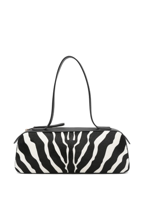 KHAITE Simona zebra-print shoulder bag - White
