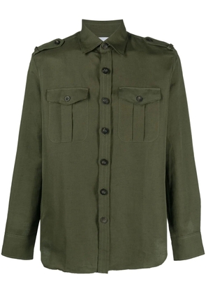 PT Torino long-sleeve buttoned shirt - Green