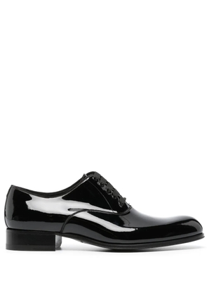 TOM FORD patent leather Oxford shoes - Black