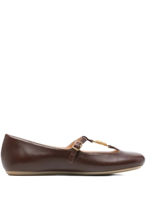 Chloé Leonore ballet flats - Brown
