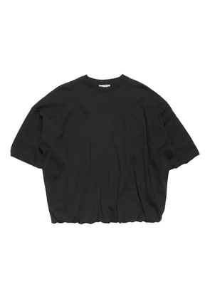 Acne Studios label-print T-shirt - Black