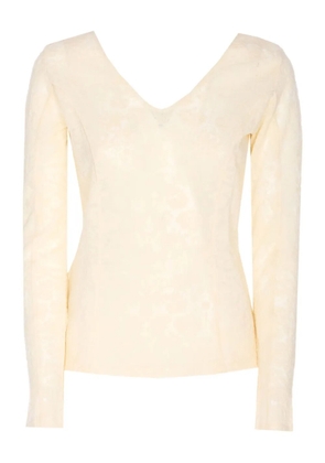 PINKO Michetti lace V-neck top - Neutrals