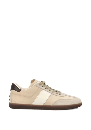 Tod's striped panel sneakers - Neutrals