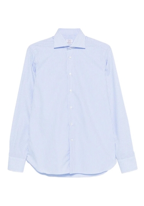 BORRIELLO NAPOLI striped cotton shirt - Blue