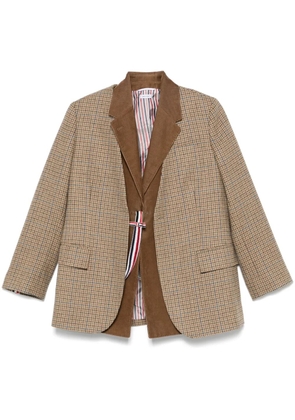 Thom Browne Ginclub check waistcoat and blazer set
