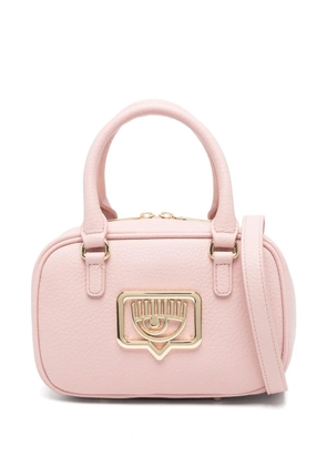 Chiara Ferragni Eyelike-plaque tote bag - Pink