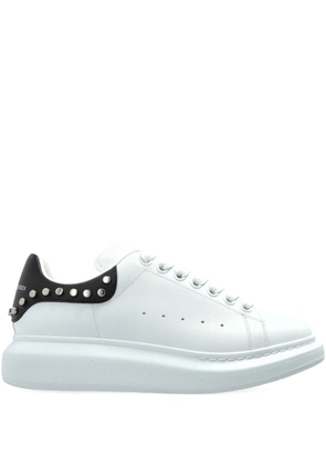 Alexander McQueen Oversized stud-embellished platform sneakers - White