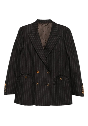 Blazé Milano pinstripe blazer - Brown