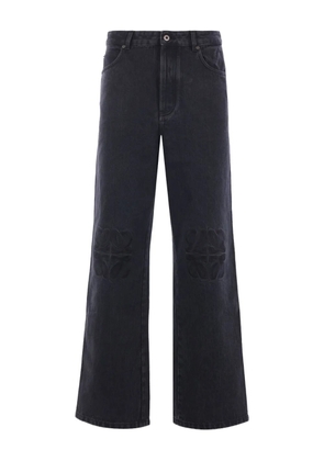 LOEWE Anagram embroidered jeans - Black
