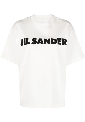 Jil Sander logo-print detail T-shirt - White