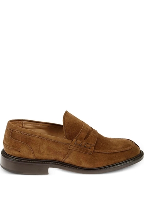 Tricker's suede loafers - Brown