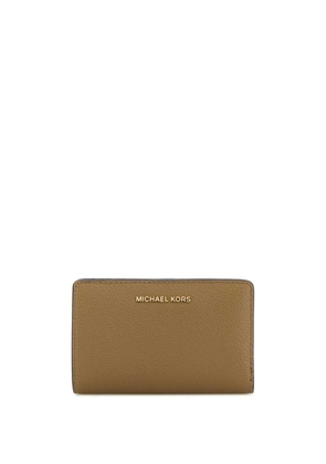 Michael Michael Kors logo-lettering wallet - Brown