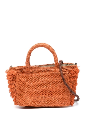 IBELIV Cocktail raffia tote bag - Orange