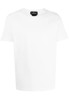 Stone Island Shadow Project plain cotton T-shirt - White
