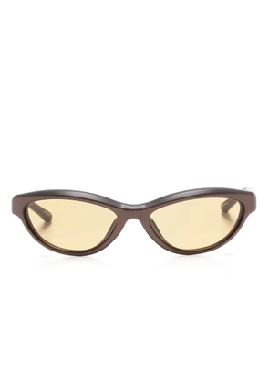 Jacquemus The Curvo sunglasses - Brown