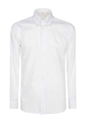 BORRIELLO NAPOLI long-sleeve cotton shirt - White