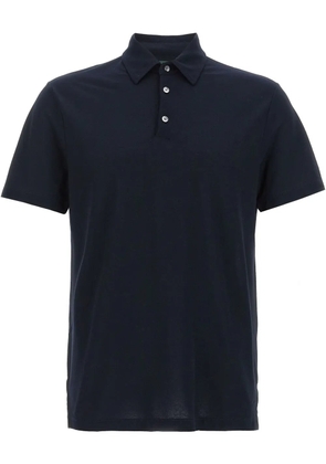 Zanone Ice Cotton polo shirt - Blue