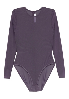 Alex Perry sheer mesh bodysuit - Purple