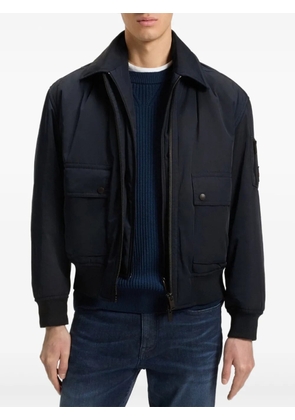 BOSS zip-up bomber jacket - Blue